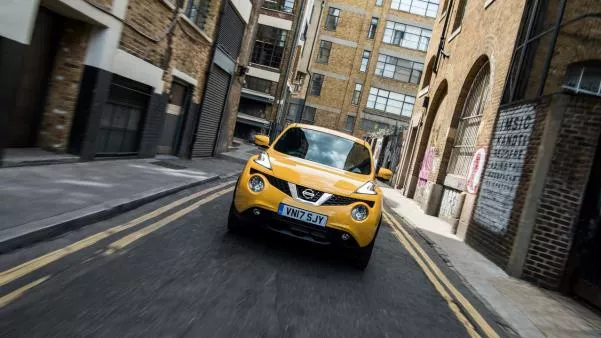 front view of the Nissan Juke Envy special edition 