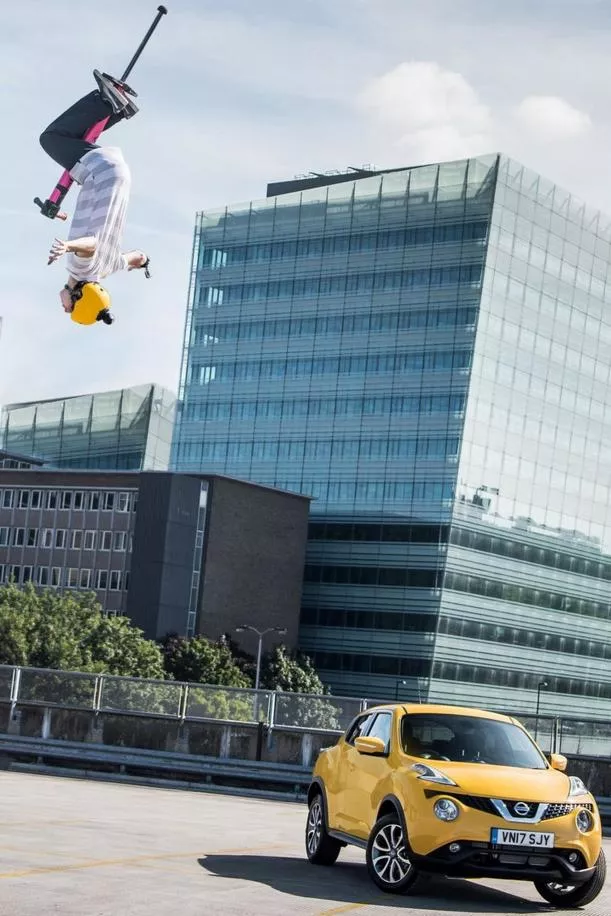 angular front of the Nissan Juke Envy special edition