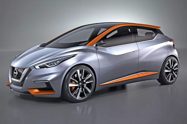 A picture of a car with autonomous driving developed by Renault-Nissan