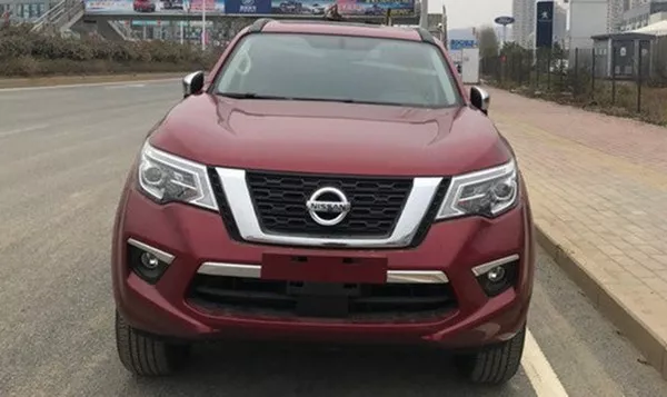 The pictures do not show anything new about the exterior design though Nissan Terra 2018 front view