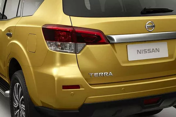 Nissan Terra 2018 teaser image angular rear
