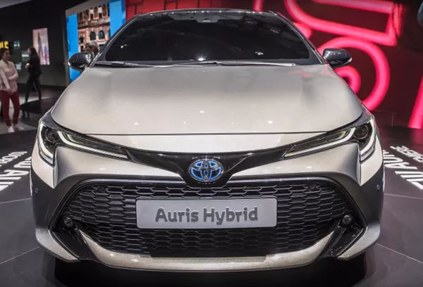 the front of the Toyota Corolla 2019, Auris in European market