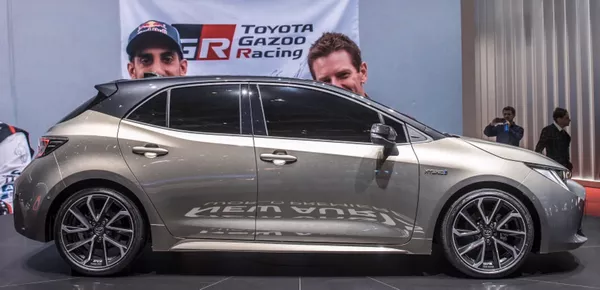 side of the Toyota Corolla 2019, Auris in European market