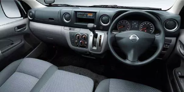 Interior of the Nissan NV350 Urvan Premium 2018