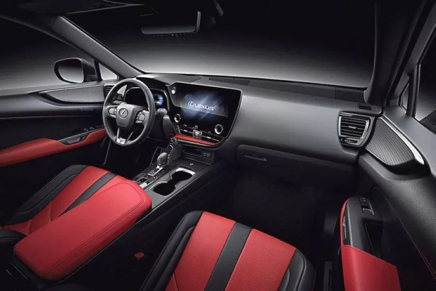 Another picture of the 2022 NX's interior