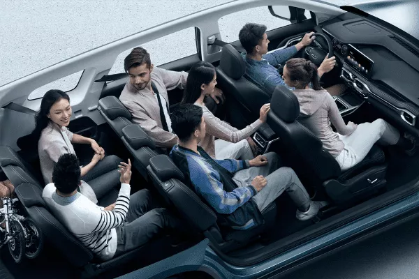 2021 Geely Okavango interior