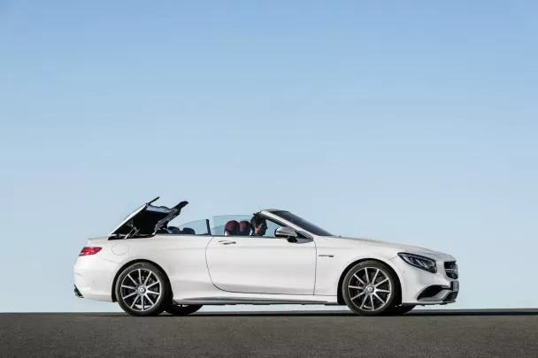 It seems that new S-Class models will benefit the hardware from the S-Class sedan Side view of the Mercedes-Benz S-Class cabriolet