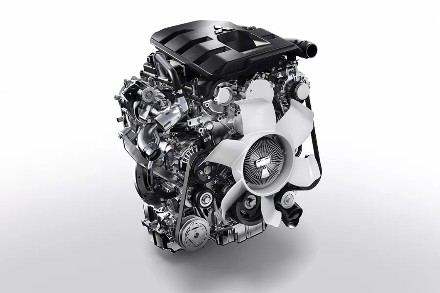 A picture of the next-gen Strada's engine