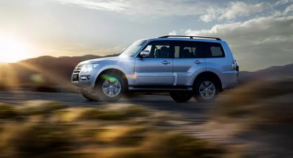 Mitsubishi Pajero 2019 on the road