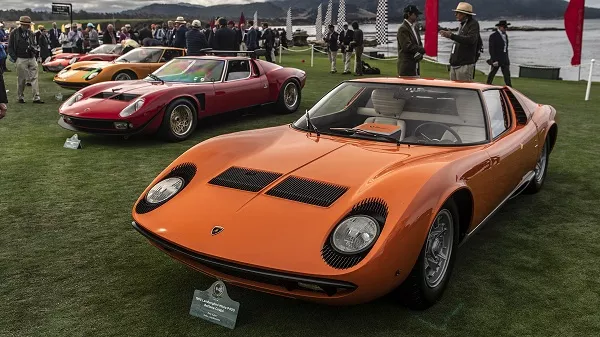 Lamborghini Miura at the Concours d'Elegance
