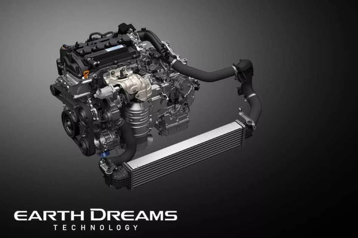 A picture of the local Honda Accord's engine