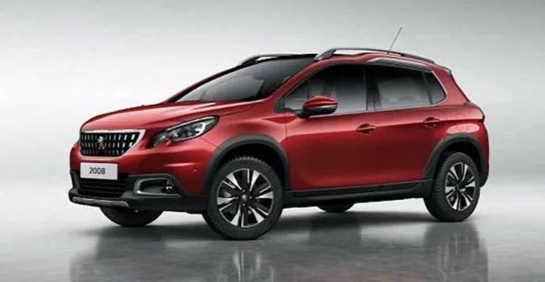 Peugeot 2008 2018 angular front