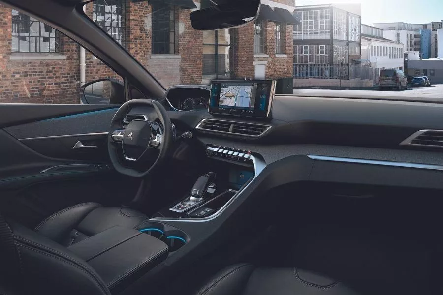 A picture of the interior of the 2022 Peugeot 5008