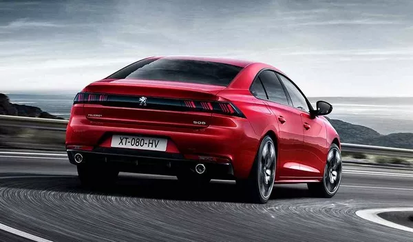 Peugeot 508 2019 angular rear