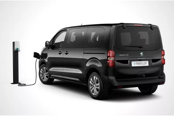 Rear view of the e-Traveller