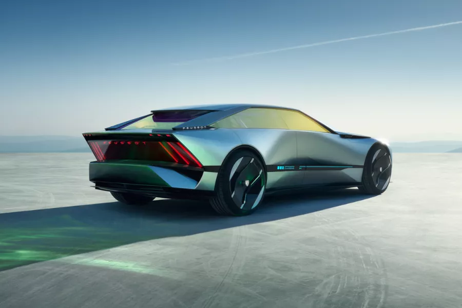 Peugeot Inception Concept rear view
