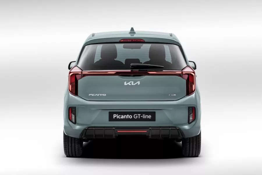 The new Picanto from the rear The new Picanto from the rear