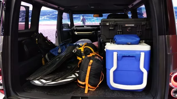 Toyota TJ Cruiser concept at PIMS 2018 - cargo