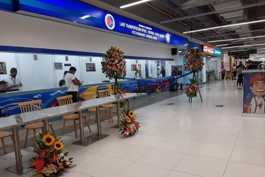 A picture of the front of the LTO PITX Licensing Center