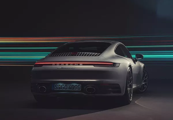 Porsche 911 rear view