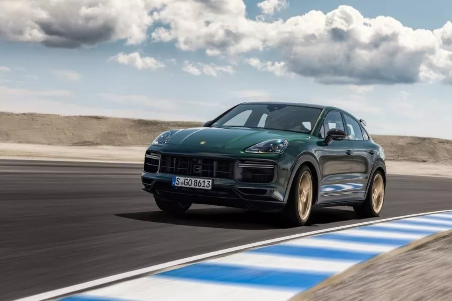 An SUV for both the track and open roads Porsche Cayenne Turbo GT front view