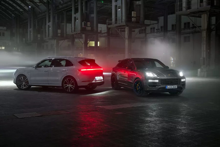Two Porsche Cayennes