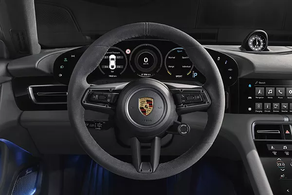 A picture of the Porsche Taycan