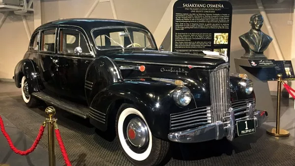 The late President Osmeña opted not only decided to inherit the presidential title but also the car of his predecessor.