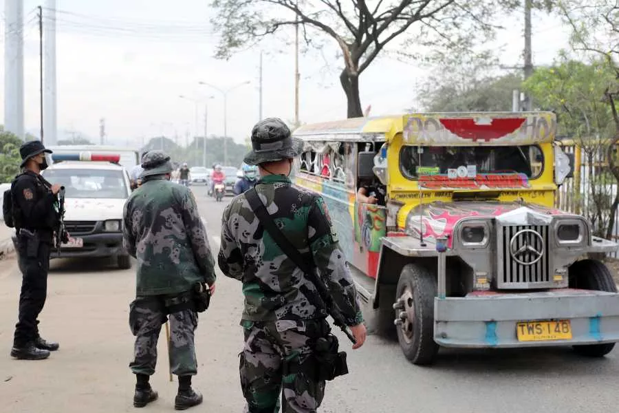 Police checkpoint