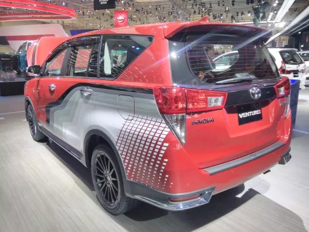 angular rear of the Toyota Innova Venturer at GIIAS
