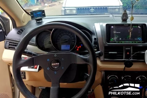 The Interior stays Fully Functional and ready for the Daily Grind Racing Toyota Vios interior Dashboard Shot