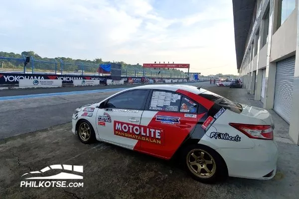 The Toyota Vios offers superb balance and reliability, which is the perfect platform for racing Toyota Vios Side Profile Dramatic Shot