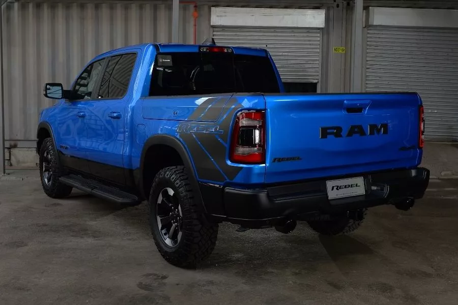 Ram 1500 Rebel rear view