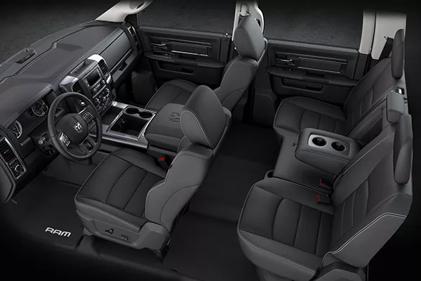 A picture of the interior of the RAM 1500