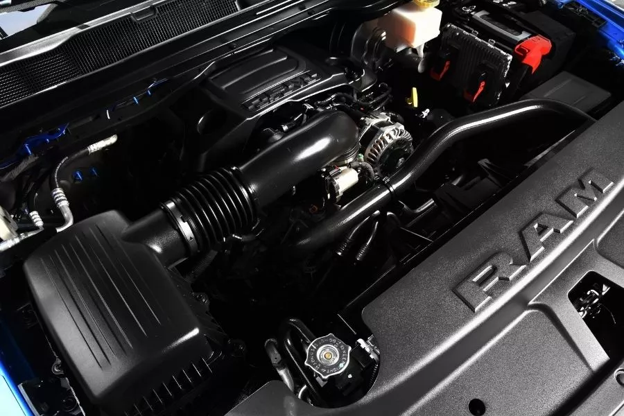 Ram 1500 Rebel engine view