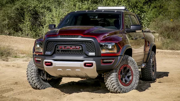 angular front of the Ram Rebel TRX concept