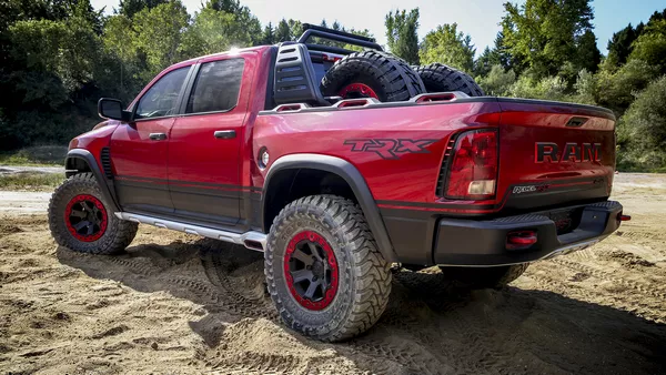 angular rear of the Ram Rebel TRX concept