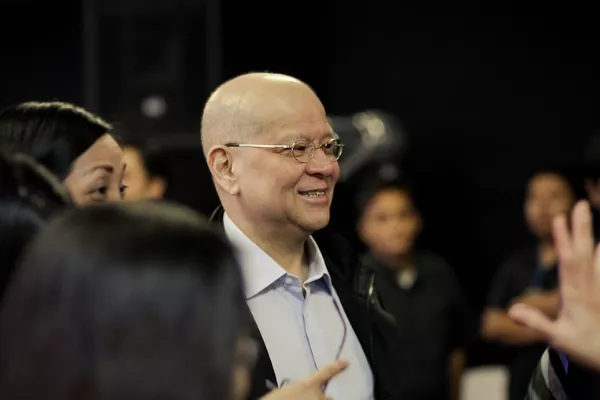 Mr. Ramon S. Ang in a crowded room