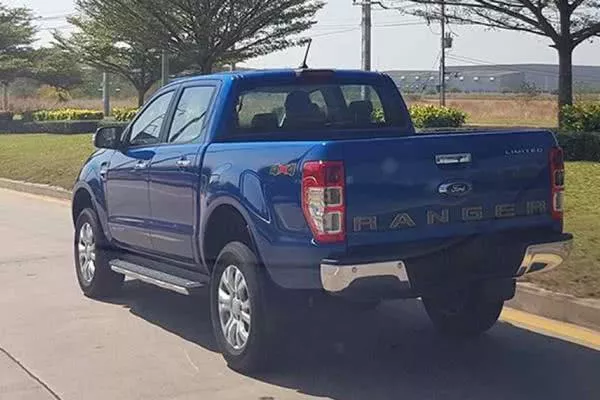 Ford Ranger 2018 facelift Thailand rear