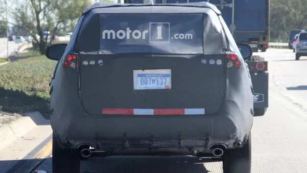 Toyota RAV4 2019 spy shot rear view