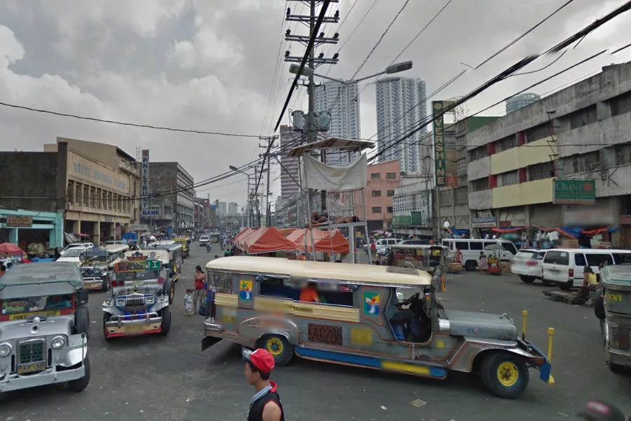 C.M. Recto Avenue with jeeps