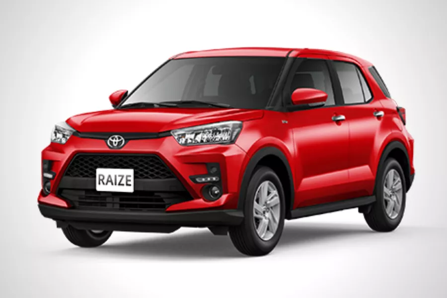 A picture of the Raize in Red 2