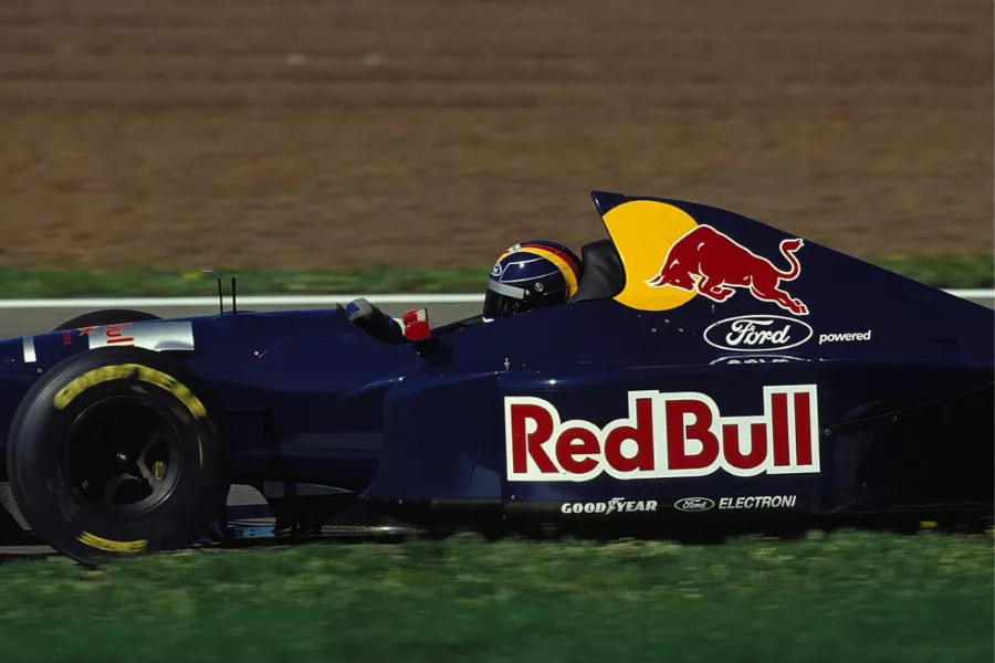 Red Bull car with Ford logo