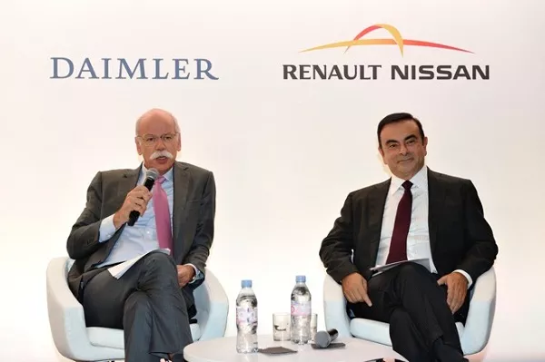 A picture of former CEO Carlos Ghosn