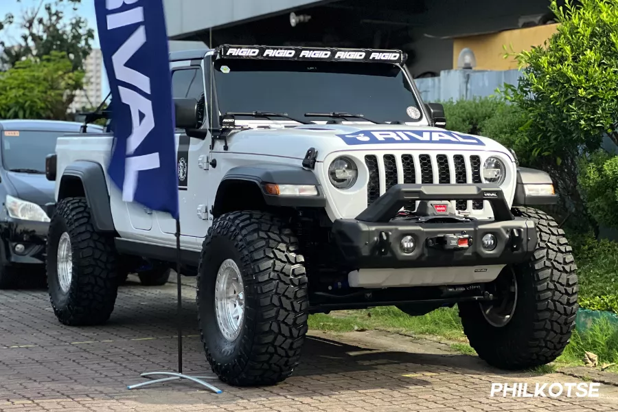 Jeep Wrangler front view