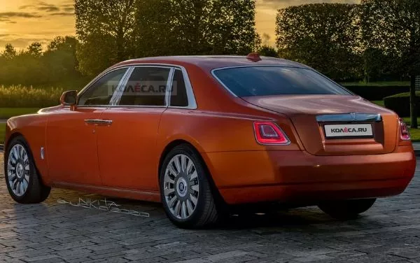 A picture of a the new Rolls-Royce Ghost render