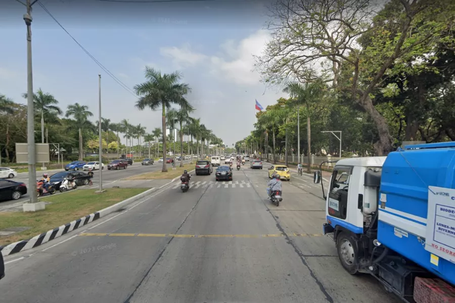 A picture of Roxas Blvd. 