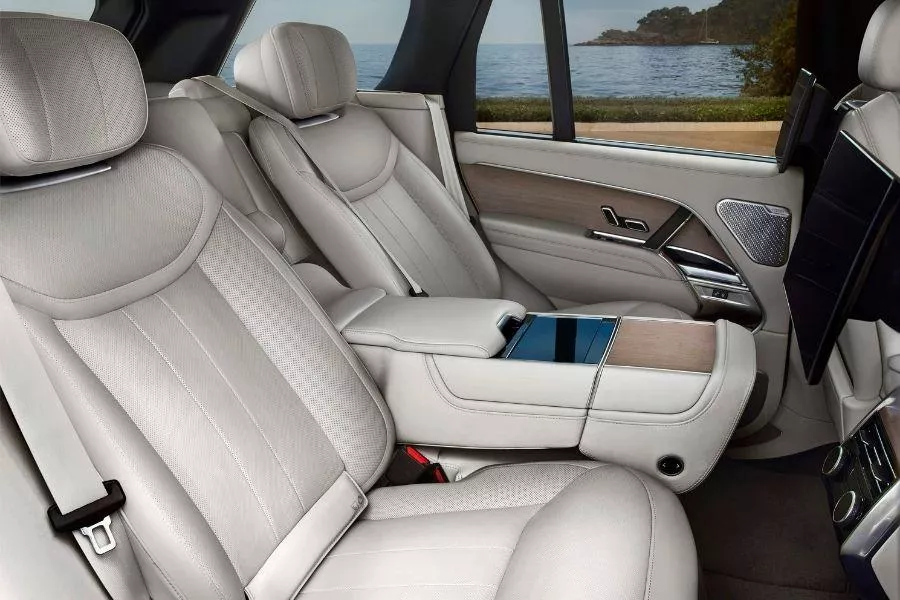 A picture of the four-seater Range Rover's interior