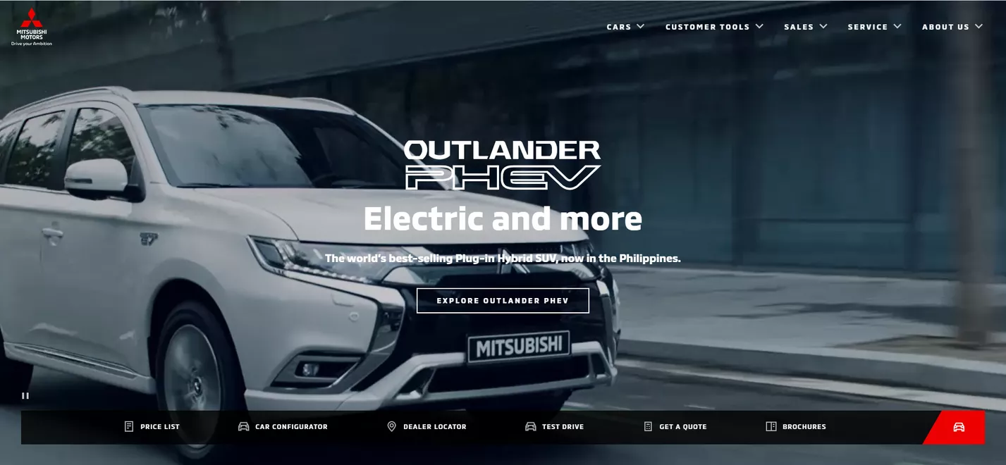 mitsubishi philippines website