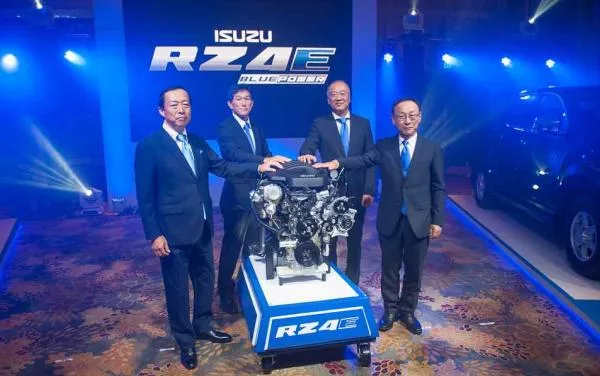 Isuzu 1.9 L turbo-diesel RZ4E engine launching event 